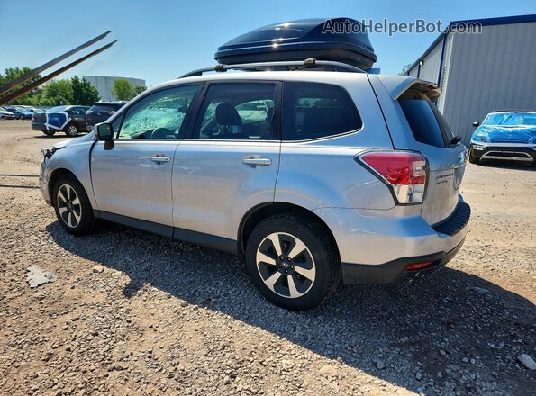 JF2SJAEC7JH499611 2018 SUBARU FORESTER Silver Rear left