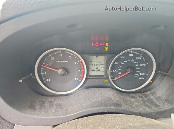 JF2SJAEC8HH402409 2017 SUBARU FORESTER Белый Вид щитка приборов