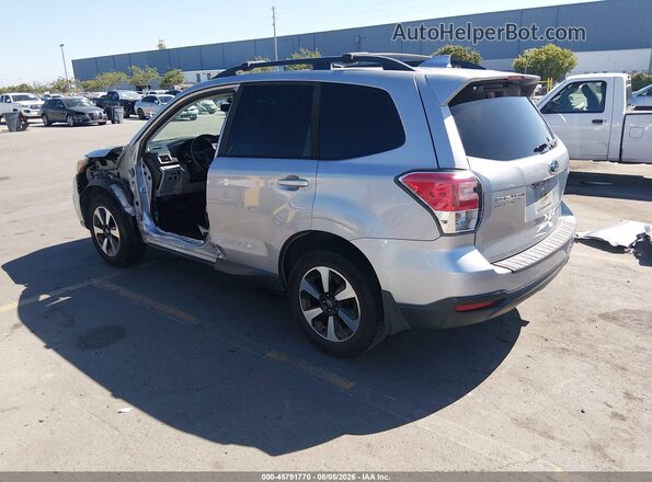 JF2SJAEC8HH512392 2017 SUBARU FORESTER Серебряный Задняя левая четверть