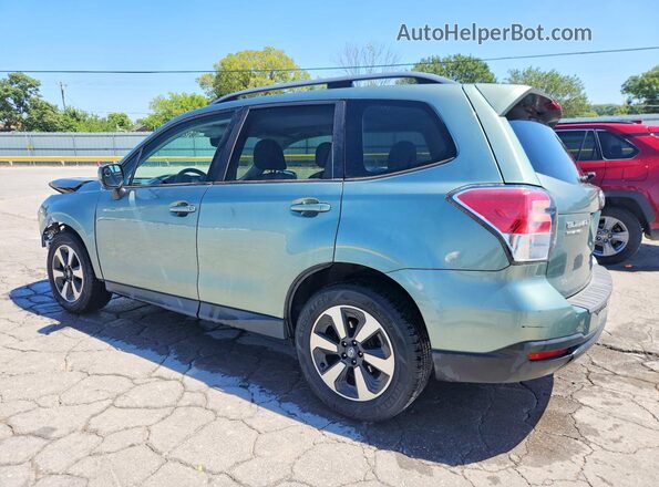 JF2SJAEC8HH534330 2017 SUBARU FORESTER Green Trasero izquierdo