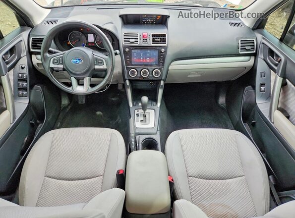 JF2SJAEC8HH545876 2017 SUBARU FORESTER White წინა პანელის ხედი