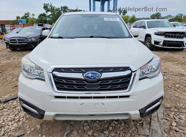 JF2SJAEC8HH545876 2017 SUBARU FORESTER White წინა ხედი
