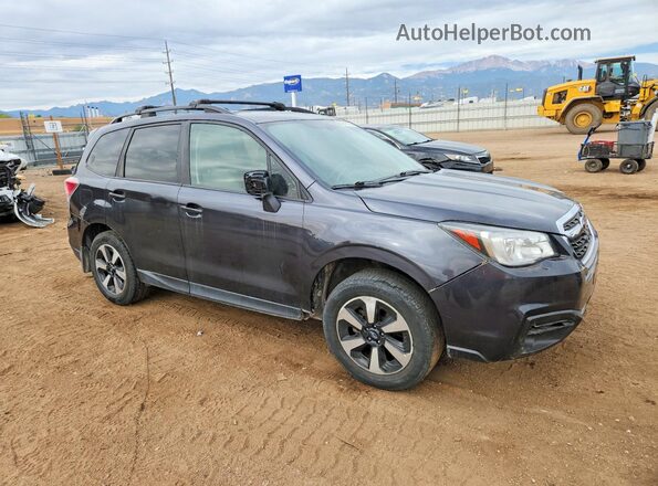 JF2SJAEC8JH600977 2018 SUBARU FORESTER Black Передня права чверть