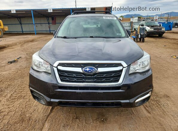 JF2SJAEC8JH600977 2018 SUBARU FORESTER Black Вид спереду