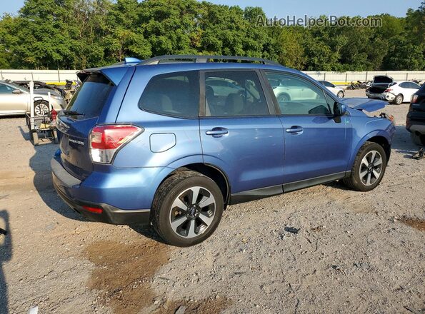 JF2SJAEC8JH610229 2018 SUBARU FORESTER Blue Trasero derecho