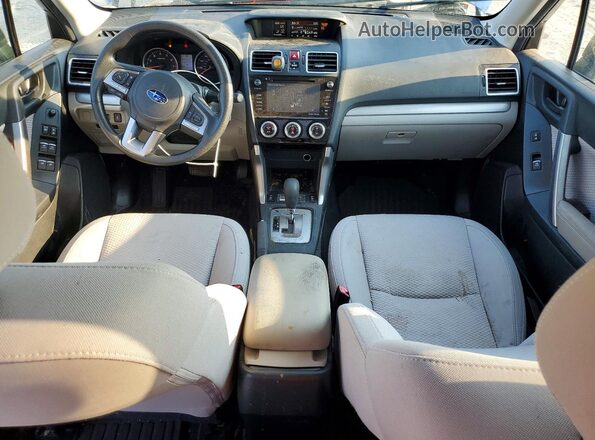 JF2SJAEC8JH610229 2018 SUBARU FORESTER Blue Vista del salpicadero