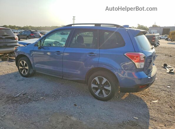 JF2SJAEC8JH610229 2018 SUBARU FORESTER Blue Trasero izquierdo