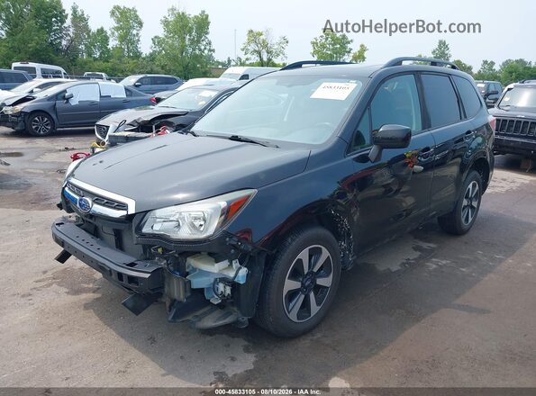 JF2SJAEC9HH487633 2017 SUBARU FORESTER Черный Передняя левая четверть