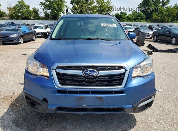 JF2SJAEC9JH430175 2018 SUBARU FORESTER Blue წინა ხედი