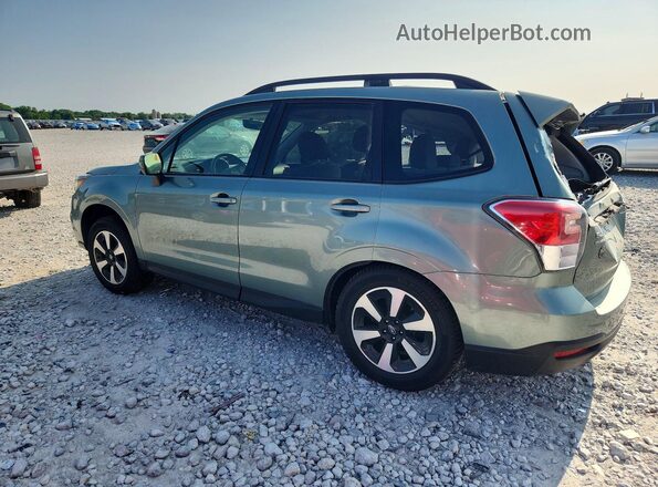 JF2SJAEC9JH567844 2018 SUBARU FORESTER Silver Rear left