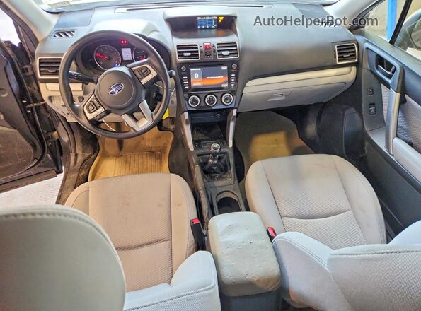 JF2SJAECXHG804275 2017 SUBARU FORESTER Серый Вид панели приборов