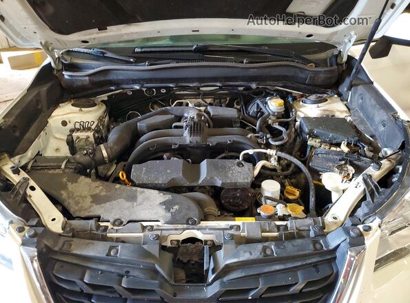 JF2SJAECXHH546611 2017 SUBARU FORESTER White ძრავის განყოფილების ხედი