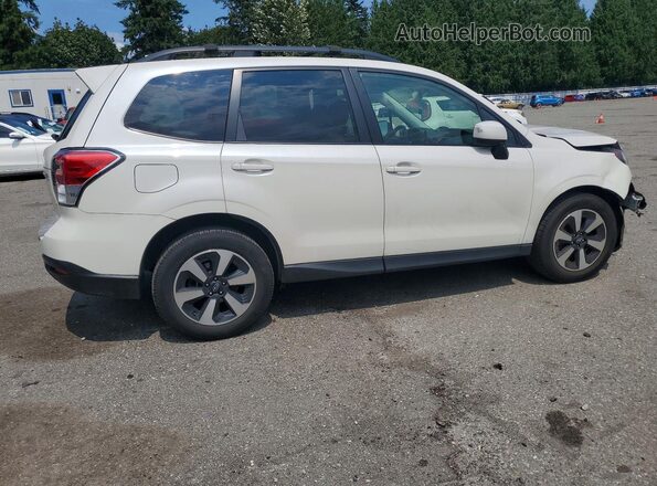 JF2SJAECXJH424319 2018 SUBARU FORESTER Белый Задняя правая четверть