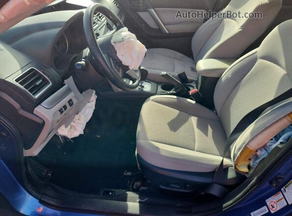 JF2SJAECXJH449561 2018 SUBARU FORESTER Blue Սալոնի դիմացի տեսք