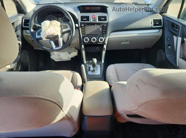 JF2SJAECXJH449561 2018 SUBARU FORESTER Blue Առջևի վահանակի տեսք