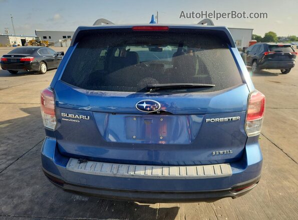 JF2SJAECXJH449561 2018 SUBARU FORESTER Blue Հետևի տեսք