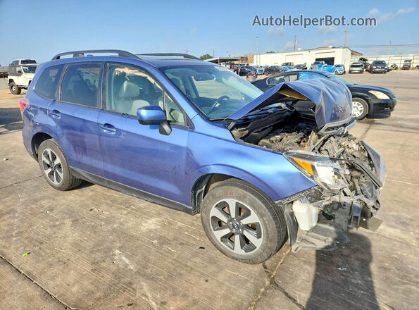JF2SJAECXJH449561 2018 SUBARU FORESTER Blue Առջևի աջ