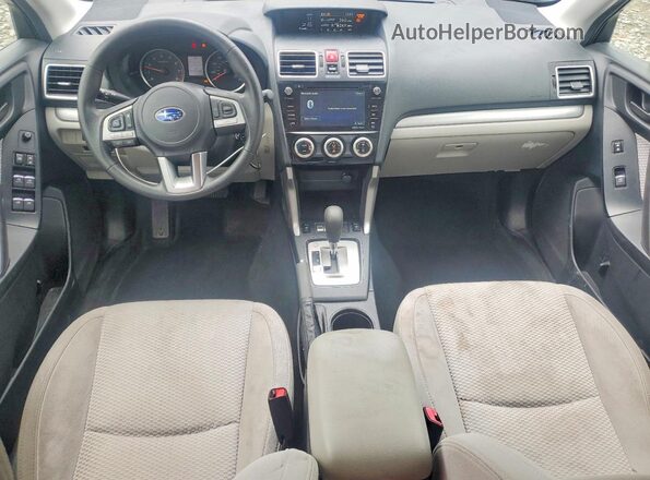 JF2SJAECXJH572812 2018 SUBARU FORESTER Угольный Вид панели приборов