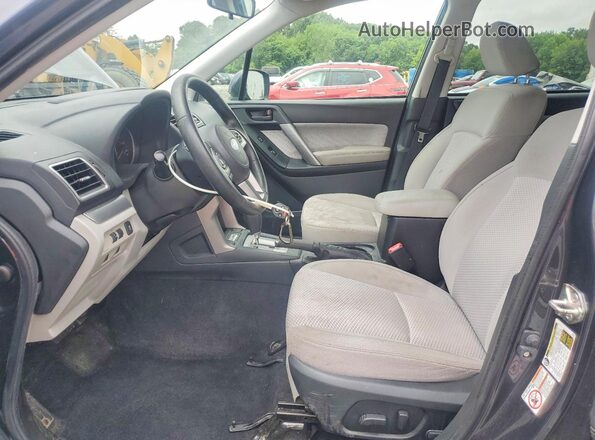 JF2SJAECXJH572812 2018 SUBARU FORESTER Угольный Вид салона спереди