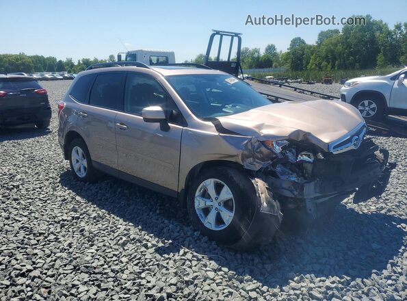 JF2SJAFC0GH522640 2016 SUBARU FORESTER Tan Przód prawy