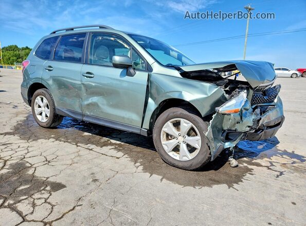 JF2SJAFC3GH458920 2016 SUBARU FORESTER Green Front right