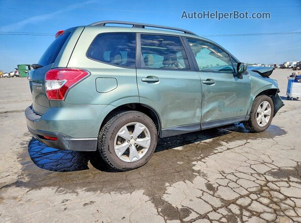 JF2SJAFC3GH458920 2016 SUBARU FORESTER Green Rear right
