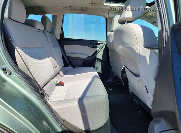JF2SJAFC3GH458920 2016 SUBARU FORESTER Green Rear seats view