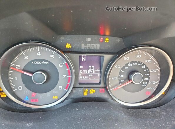 JF2SJAFC3GH458920 2016 SUBARU FORESTER Green Instrument cluster view