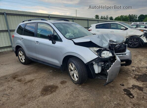 JF2SJAFC3GH472879 2016 SUBARU FORESTER Серебряный Передняя правая четверть