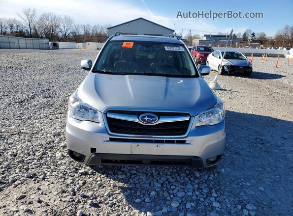 JF2SJAFC6GH474495 2016 SUBARU FORESTER Silver Вид спереду
