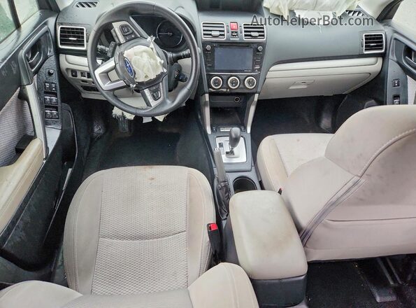 JF2SJAGC0HH495987 2017 SUBARU FORESTER Gray წინა პანელის ხედი