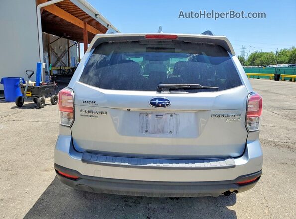 JF2SJAGC1HH808271 2017 SUBARU FORESTER Silver Rear view