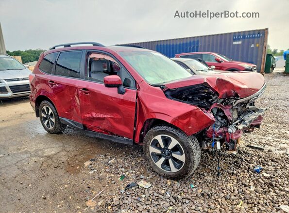 JF2SJAGC2HH805587 2017 SUBARU FORESTER Burgundy Delantero derecho
