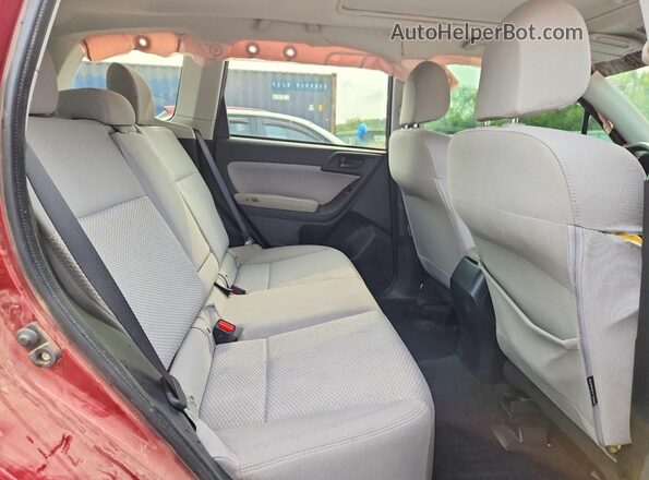 JF2SJAGC2HH805587 2017 SUBARU FORESTER Burgundy Vista interior trasera