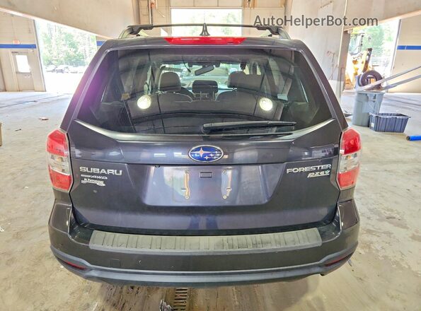 JF2SJAGC3GH505832 2016 SUBARU FORESTER Charcoal უკანა ხედი