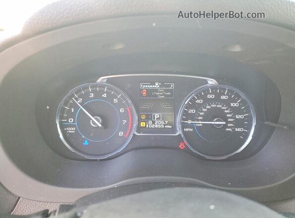 JF2SJAGC3JH535095 2018 SUBARU FORESTER Silver Instrument cluster view