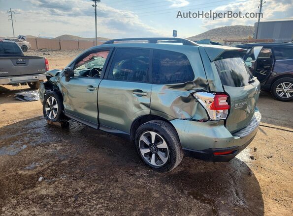 JF2SJAGC4HH545211 2017 SUBARU FORESTER Green Trasero izquierdo