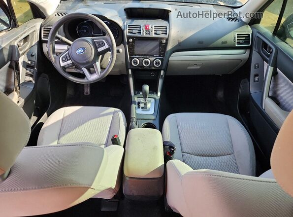 JF2SJAGC4HH545211 2017 SUBARU FORESTER Green Vista del salpicadero