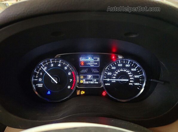 JF2SJAGC4JH404404 2018 SUBARU FORESTER Silver Widok zestawu wskaźników