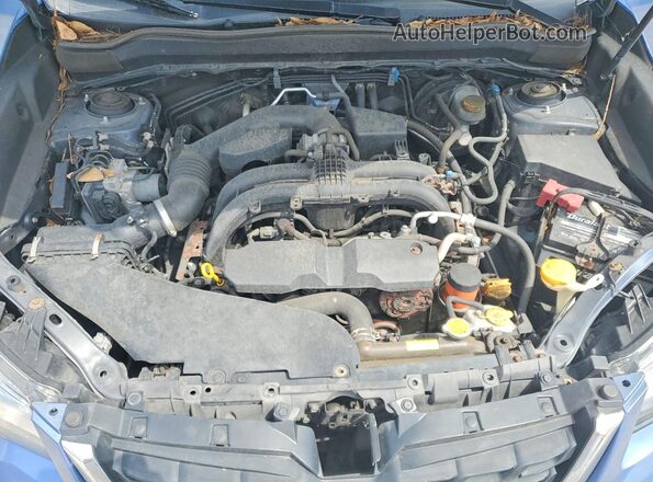 JF2SJAGC4JH471729 2018 SUBARU FORESTER Blue ძრავის განყოფილების ხედი