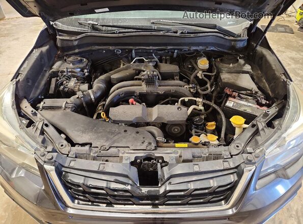 JF2SJAGC5HH466386 2017 SUBARU FORESTER Gray უკანა სალონის ხედი