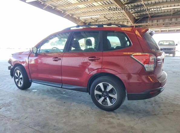 JF2SJAGC5JH583102 2018 SUBARU FORESTER Red Tył lewy