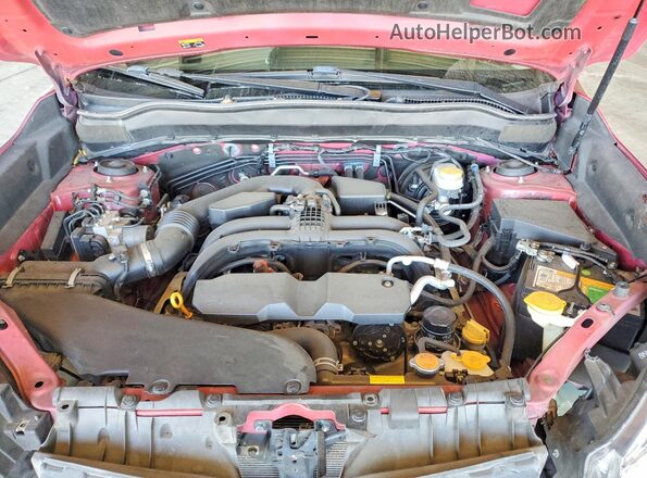 JF2SJAGC5JH583102 2018 SUBARU FORESTER Red Widok komory silnika
