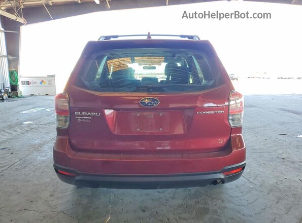 JF2SJAGC5JH583102 2018 SUBARU FORESTER Red Widok z tyłu