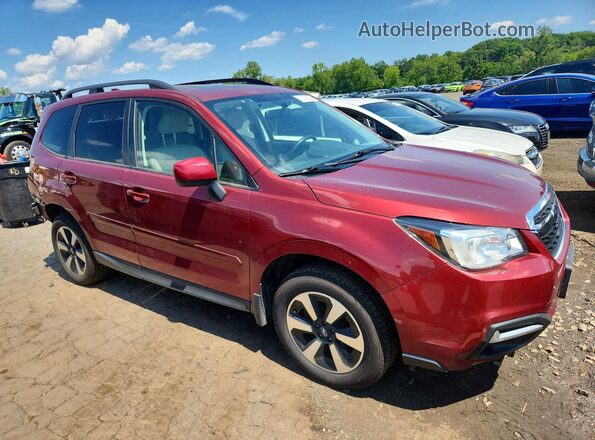 JF2SJAGC7HH495775 2017 SUBARU FORESTER Burgundy Передня права чверть