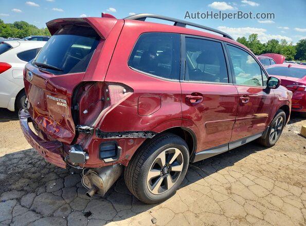 JF2SJAGC7HH495775 2017 SUBARU FORESTER Burgundy Задня права чверть