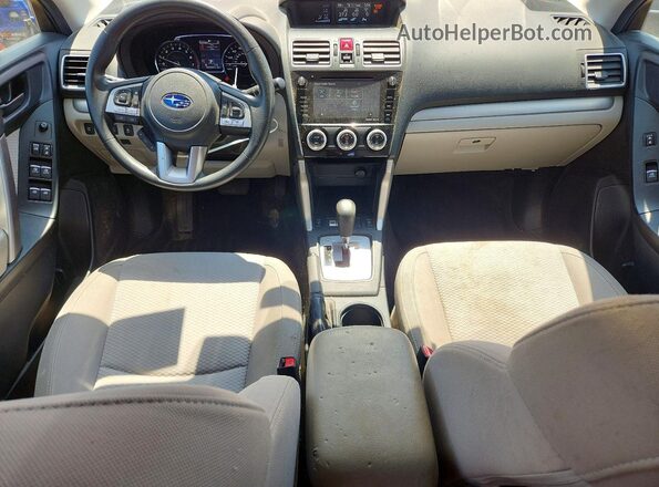 JF2SJAGC7HH495775 2017 SUBARU FORESTER Burgundy Вид панелі приладів