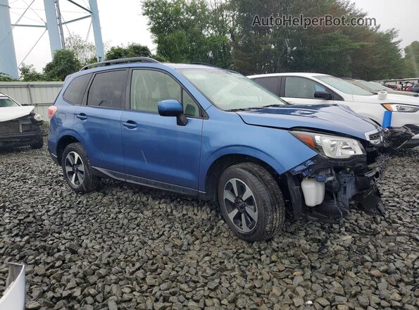 JF2SJAGC7HH554033 2017 SUBARU FORESTER Blue წინა მარჯვენა