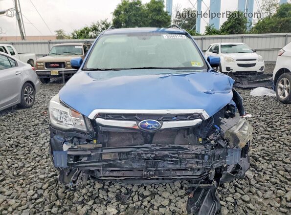 JF2SJAGC7HH554033 2017 SUBARU FORESTER Blue წინა ხედი