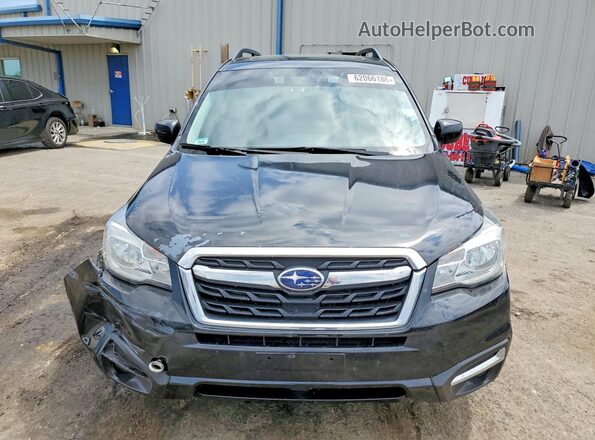JF2SJAGC7JH487603 2018 SUBARU FORESTER Black Widok z przodu